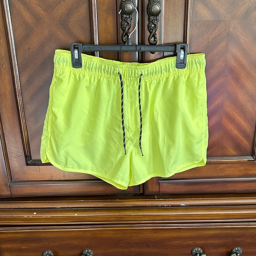 H&M Neon Yellow Swim Shorts